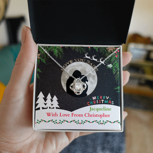 ShineOn-Fulfillment-Jewelry-14k-White-Gold-Finish-Love-Knot-Pendant-Necklace-in-Standard-Gift-Box-Christmas-necklace-gift-for girl.