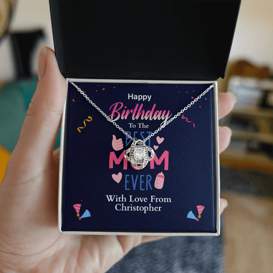 ShineOn-Fulfillment-Jewelry-14k-White-Gold-Finish-Love-Knot-Pendant-Necklace-in-two-tone-Gift-Box-Birthday-Necklace-for-Mom-from-son.