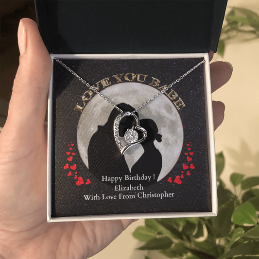 ShineOn-Fulfillment-Jewelry-14k-White-Gold-Finish-Heart-pendant-necklace-in-Standard-Gift-Box-Birthday-necklace-gift-for-her-with-personalized-gift- box-card.