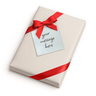 shine-on-fulfillment- gift -wrapped -package- with message attached.