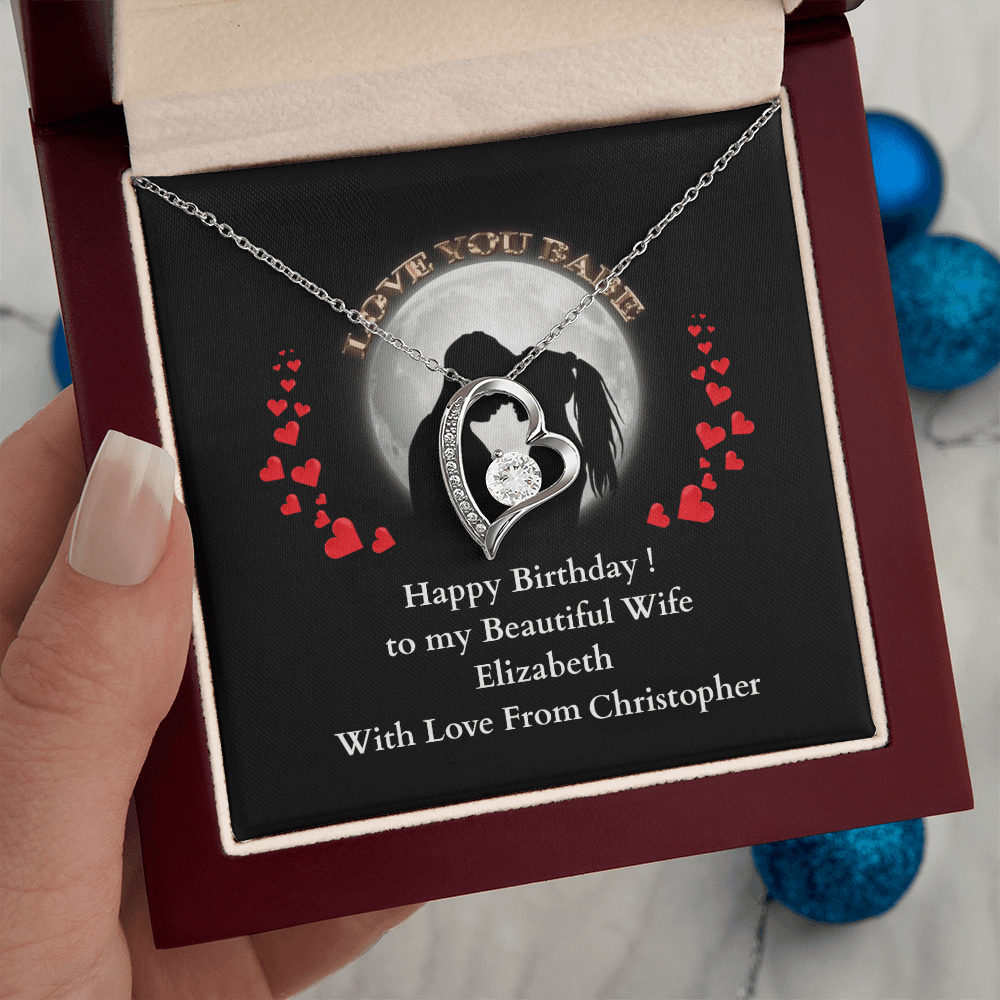 ShineOn-Fulfillment-Jewelry-14k-White-Gold-Finish-Heart-pendant-necklace-in-Luxury-Gift-Box-Birthday-necklace-gift-for-Wife-with-personalized-gift- box-card.