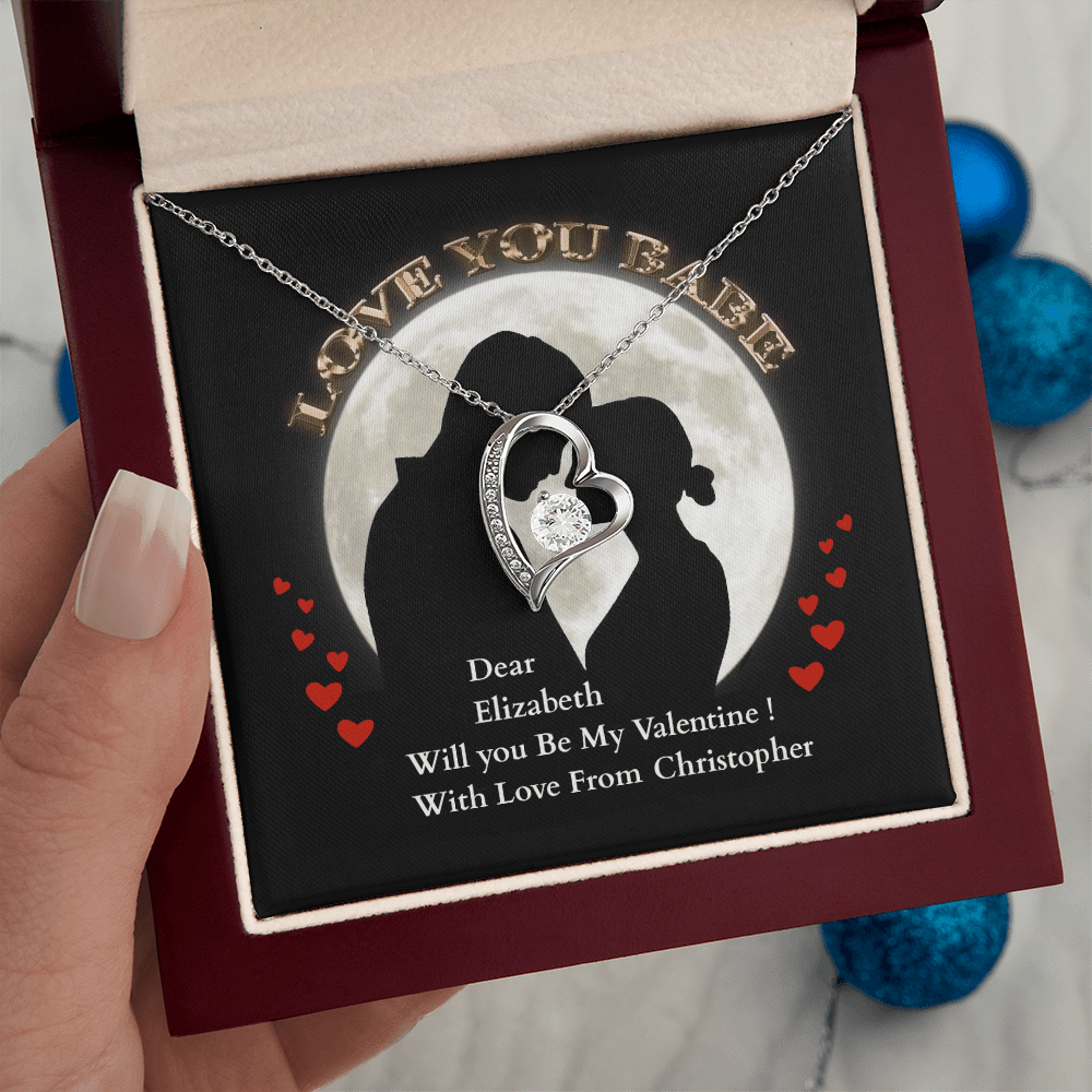 ShineOn-Fulfillment-Jewelry-14k-White-Gold-Finish-Forever-Love-Heart-Pendant-Necklace-in-Luxury-Gift-Box- Romantic-Valentines-Necklace-for-Girlfriend.