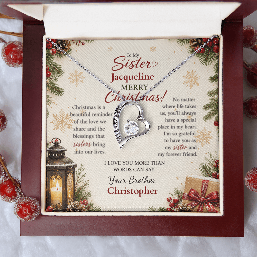 ShineOn-Fulfillment-Jewelry-14k-White-Gold-Finish-Heart-Pendant-necklace-in-Luxury-Gift-Box-Christmas-necklace-Gift-for-Sister-with-Personalized-gift-box-card. 
