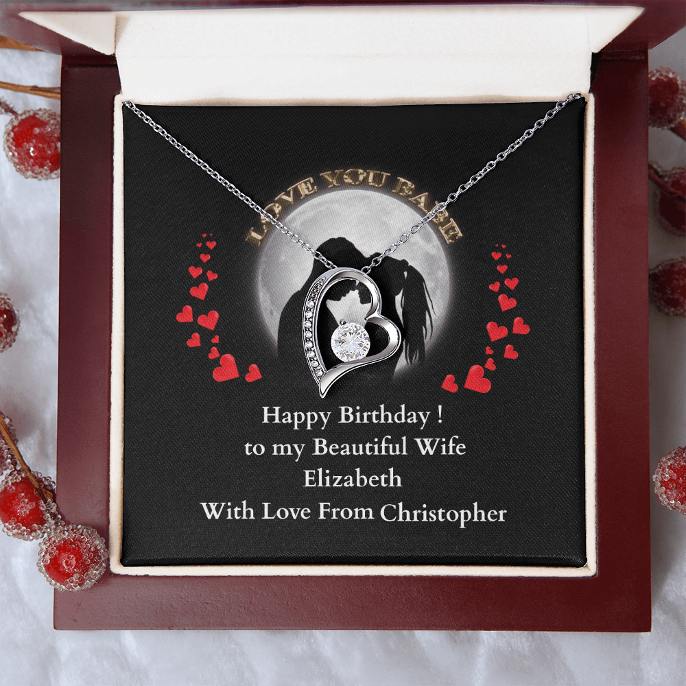 ShineOn-Fulfillment-Jewelry-14k-White-Gold-Finish-Heart-pendant-necklace-in-Luxury-Gift-Box-Birthday-necklace-gift-for-Wife-with-personalized-gift- box-card.