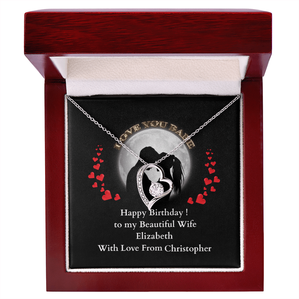 ShineOn-Fulfillment-Jewelry-14k-White-Gold-Finish-Heart-pendant-necklace-in-Luxury-Gift-Box-Birthday-necklace-gift-for-Wife-with-personalized-gift- box-card.