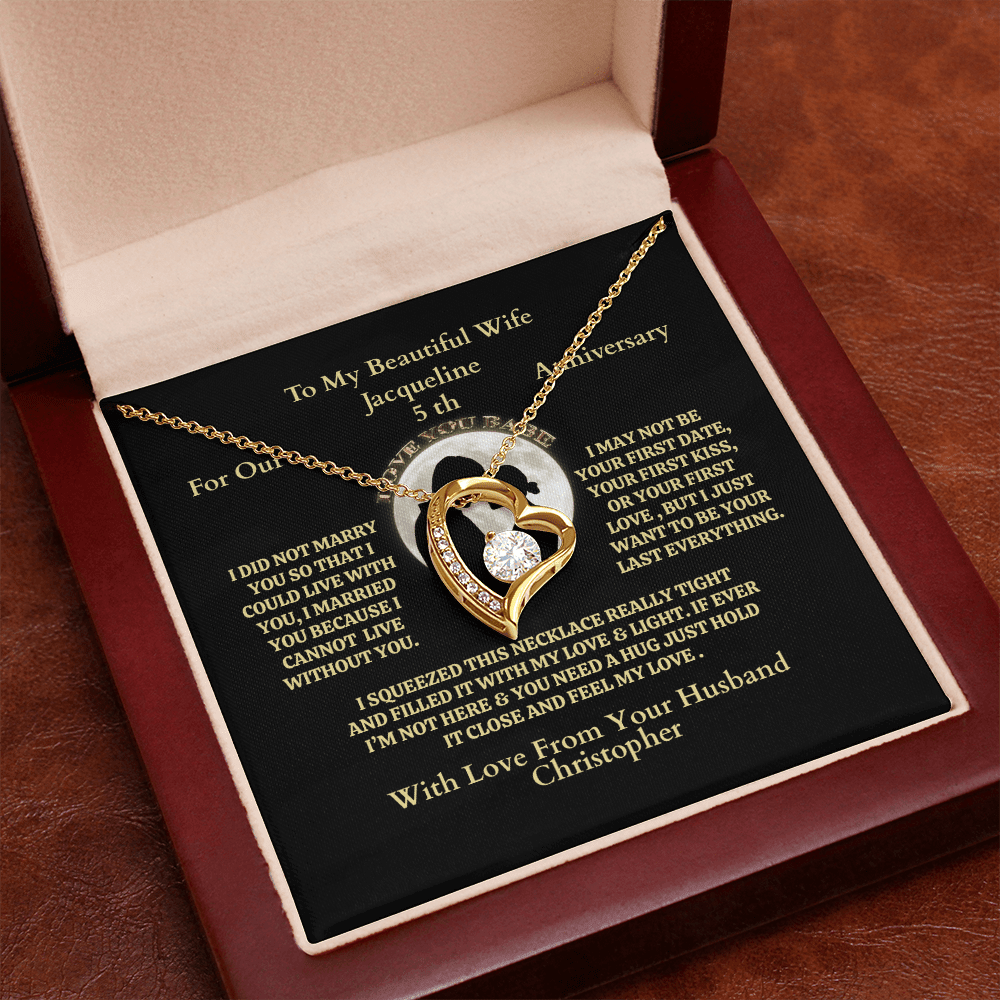 ShineOn-Fulfillment-Jewelry-18K-Yellow-Gold-Finish-Interlocking-hearts-Pendant-Necklace-in-Luxury-Box- Necklace-Anniversary-Gift-for-Wife