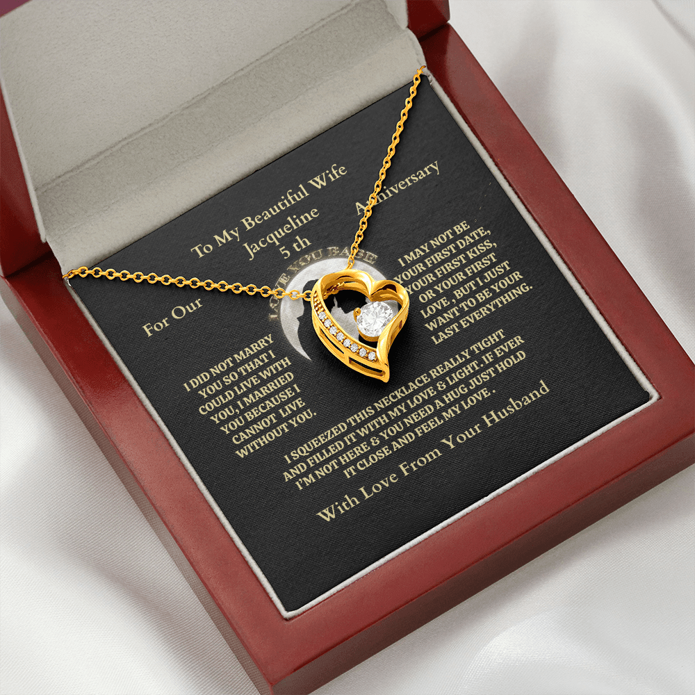 ShineOn-Fulfillment-Jewelry-18K-Yellow-Gold-Finish-Interlocking-hearts-Pendant-Necklace-in-Luxury-Box- Necklace-Anniversary-Gift-for-Wife