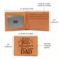 Shine- on -fullfillment-leather- wallet- with -graphic-design- Fathers-Day -gift-from -Son- or- Daughter.