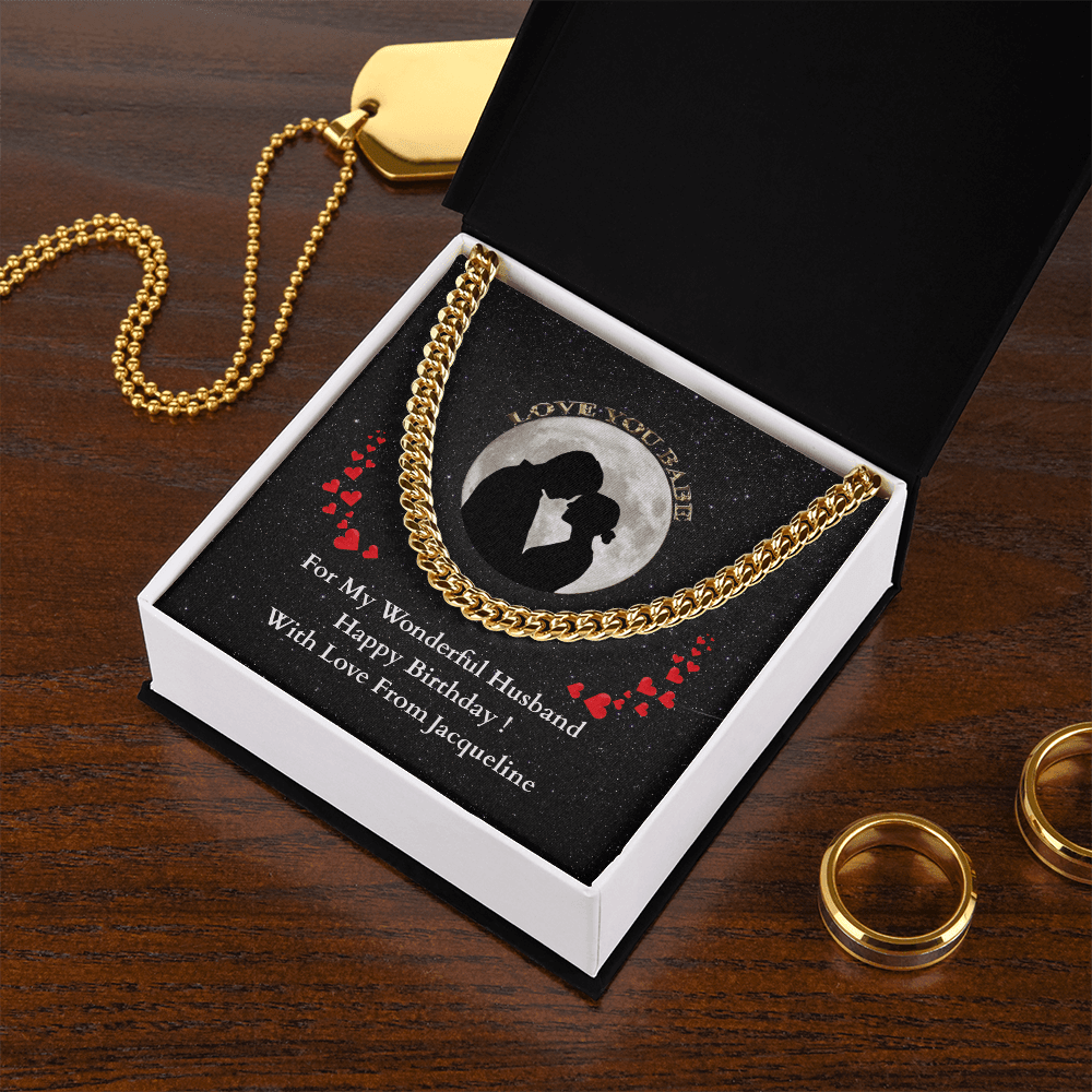 ShineOn-Fulfillment-Jewelry-14K-Yellow-Gold-Finish-Cuban-link-necklace-in-Standard-Gift-box-Mens-Chain-Necklace-gift-with-personalized-Birthday-gift-box-card.

