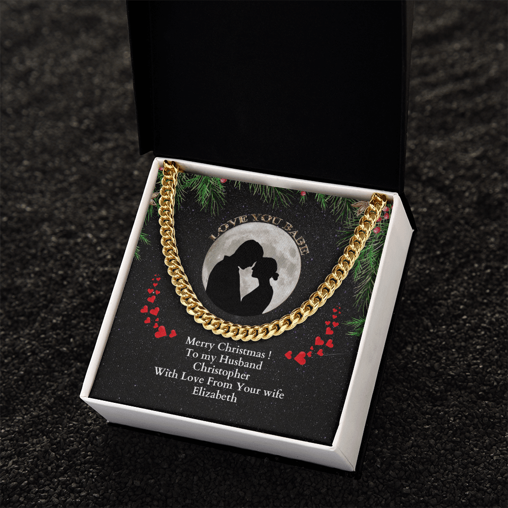 ShineOn-Fulfillment-Jewelry-14K-Yellow-Gold-Finish-Cuban-link-necklace-in-Standard-Gift-box-Mens-Chain-Necklace-gift-with-personalized-Christmas-gift-box-card.
