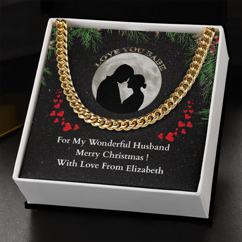 ShineOn-Fulfillment-Jewelry-14K-Yellow-Gold-Finish-Cuban-link-necklace-in-Standard-Gift-box-Mens-Chain-Necklace-gift-with-personalized-Christmas-gift-box-card.