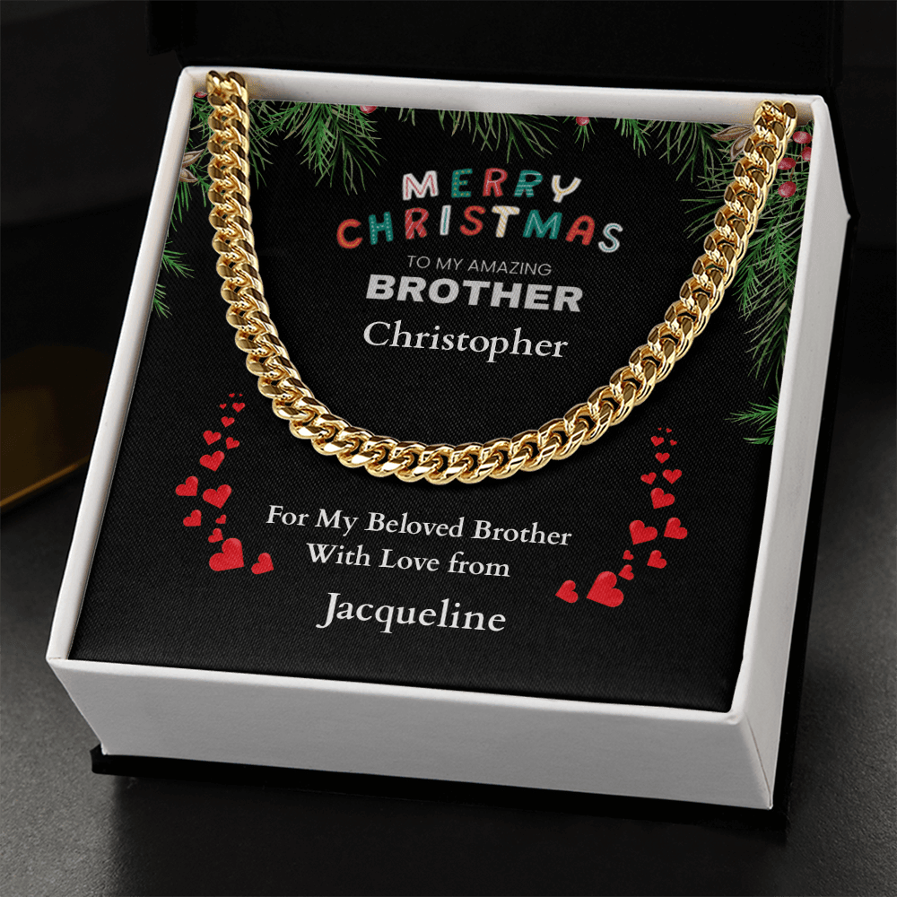 ShineOn-Fulfillment-Jewelry-Cuban-Link-Chain-Jewelry-necklace-in-14K-Yellow-Gold-Finish-in-Standard-Gift-Box-Mens-Chain-Necklace-Christmas-Gift-for-Brother-from sister.