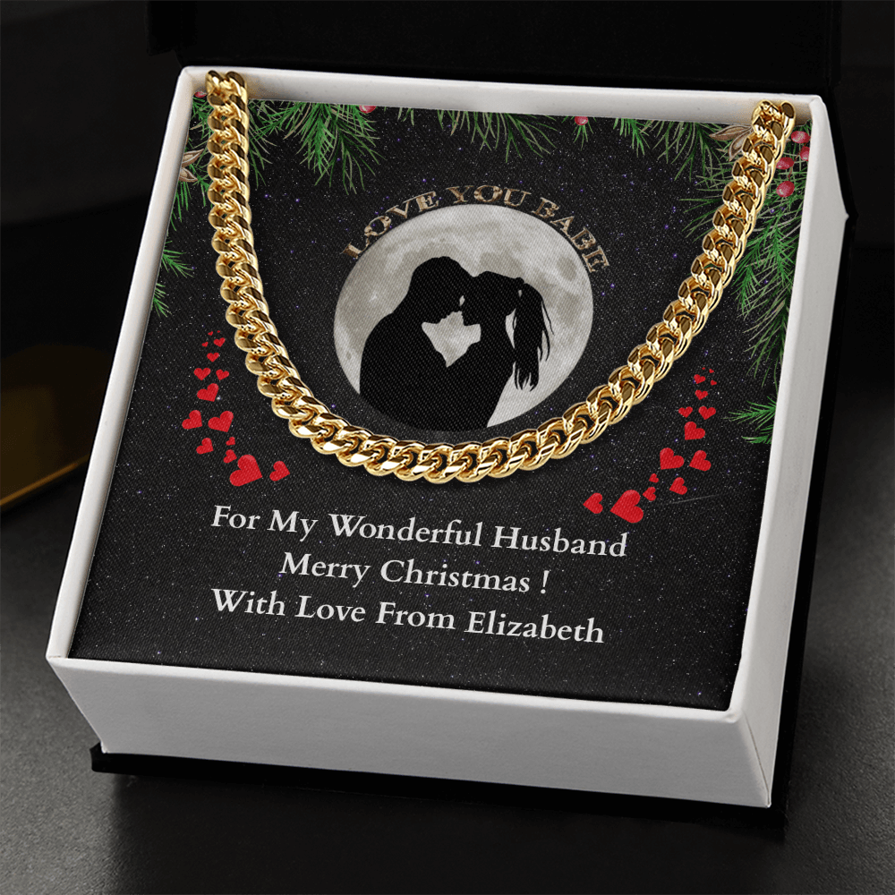 ShineOn-Fulfillment-Jewelry-14K-Yellow-Gold-Finish-Cuban-link-necklace-in-Standard-Gift-box-Mens-Chain-Necklace-gift-with-personalized-Christmas-gift-box-card.
