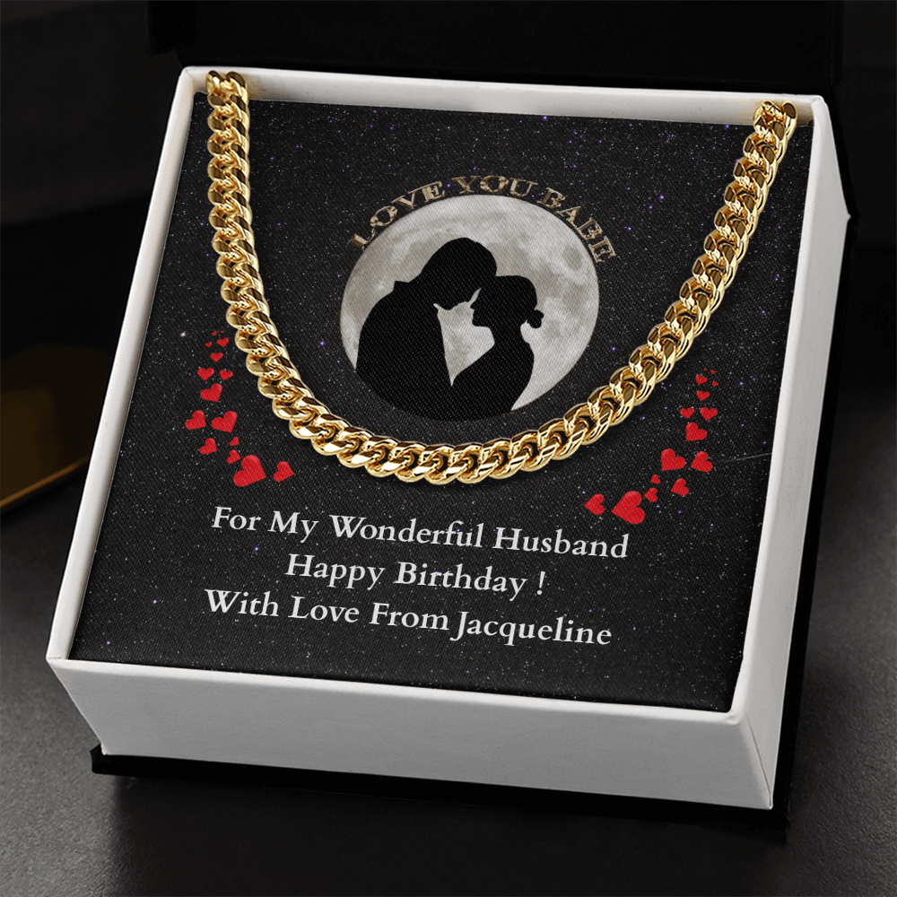 ShineOn-Fulfillment-Jewelry-14K-Yellow-Gold-Finish-Cuban-link-necklace-in-Standard-Gift-box-Mens-Chain-Necklace-gift-with-personalized-Birthday-gift-box-card.

