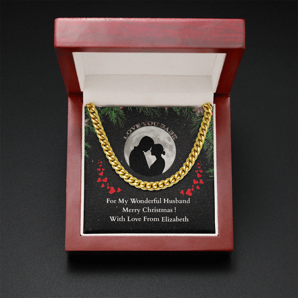 ShineOn-Fulfillment-Jewelry-14K-Yellow-Gold-Finish-Cuban-link-necklace-in-Luxury-Gift-box-Mens-Chain-Necklace-gift-with-personalized-Christmas-gift-box-card.

