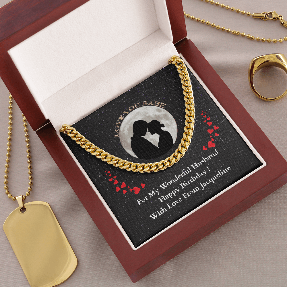 ShineOn-Fulfillment-Jewelry-14K-Yellow-Gold-Finish-Cuban-link-necklace-in-Luxury-Gift-box-Mens-Chain-Necklace-gift-with-personalized-Birthday-gift-box-card.

