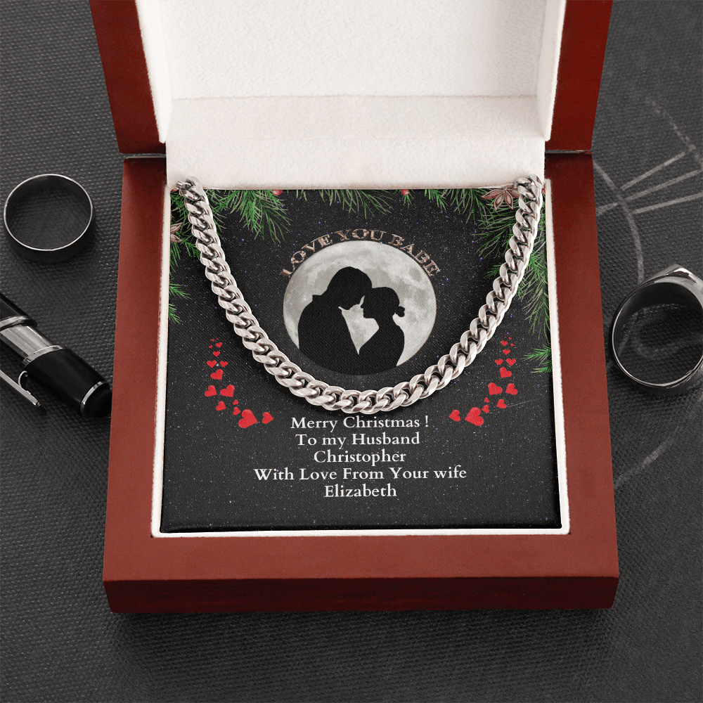 ShineOn-Fulfillment-Jewelry-Stainless-Steel-Cuban-link-necklace-in-Luxury-Gift-box-Mens-Chain-Necklace-gift-with-personalized-Christmas-gift-box-card.


