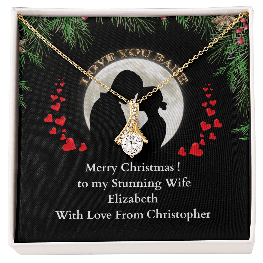 ShineOn-Fulfillment-Jewelry-18K-Yellow-Gold-Finish-Alluring-Beauty-Pendant-necklace-in-Standard-Gift-Box-Christmas-necklace-gift-for-Wife-with-Personalized-gift-box-card.