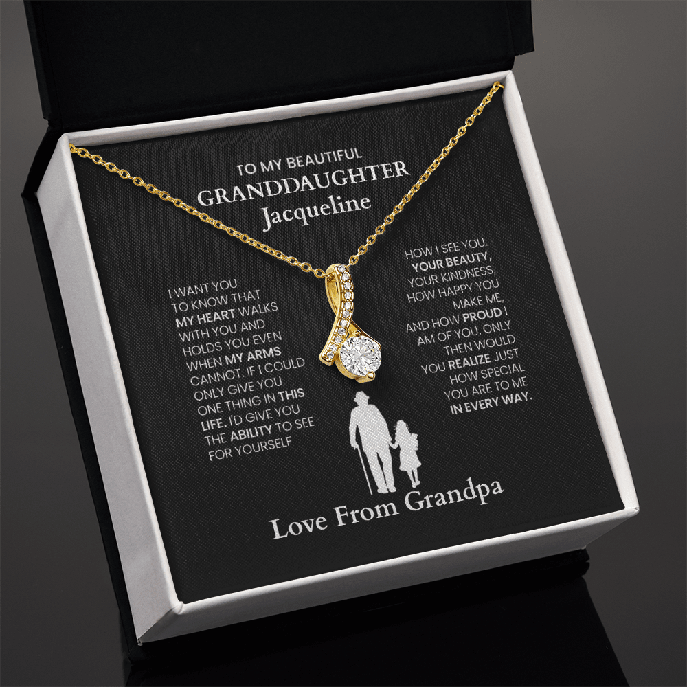 ShineOn-Fulfillment-Jewelry-18K-Yellow-Gold-Finish-Alluring-Beauty-Pendant-necklace-in-Standard-Gift-Box-Necklace-gift-for- Granddaughter-with-Personalized-gift-box-card.

