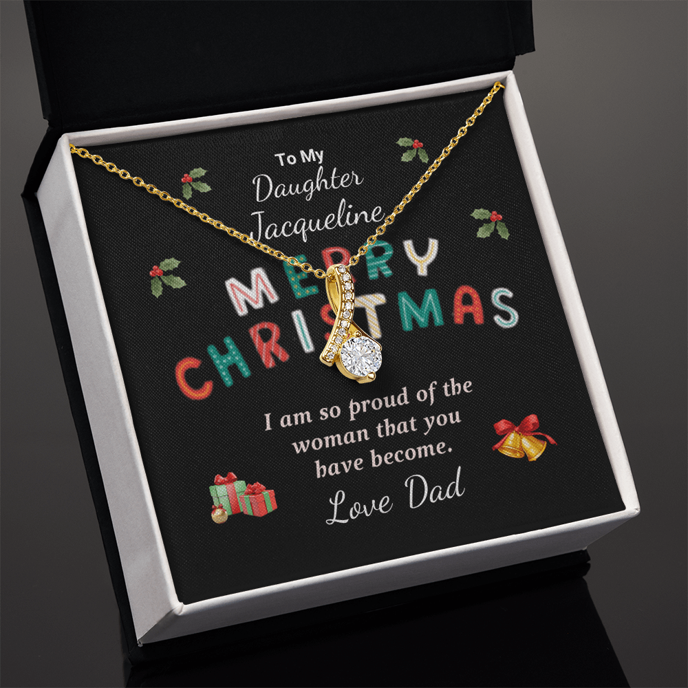 ShineOn-Fulfillment-Jewelry-18K-Yellow-Gold-Finish-Alluring-Beauty-Pendant-necklace-in-Standard-Gift-Box- Christmas-Necklace-Gift-for-Daughter-with-Personalized-gift-box-card. 