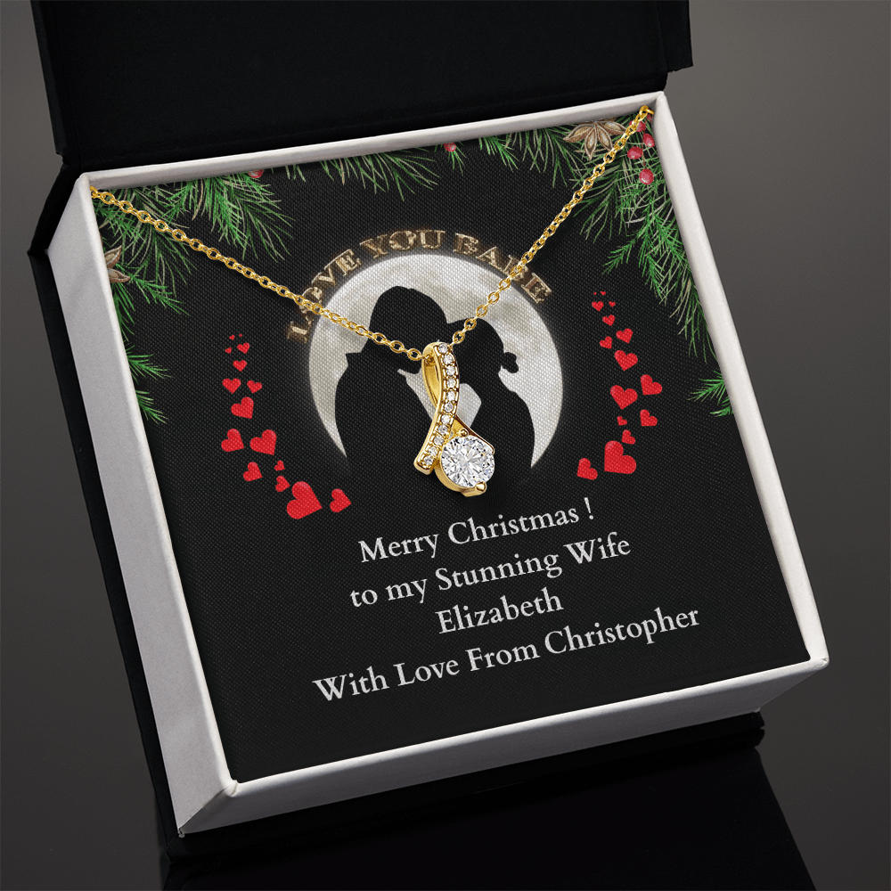 ShineOn-Fulfillment-Jewelry-18K-Yellow-Gold-Finish-Alluring-Beauty-Pendant-necklace-in-Standard-Gift-Box-Christmas-necklace-gift-for-Wife-with-Personalized-gift-box-card.