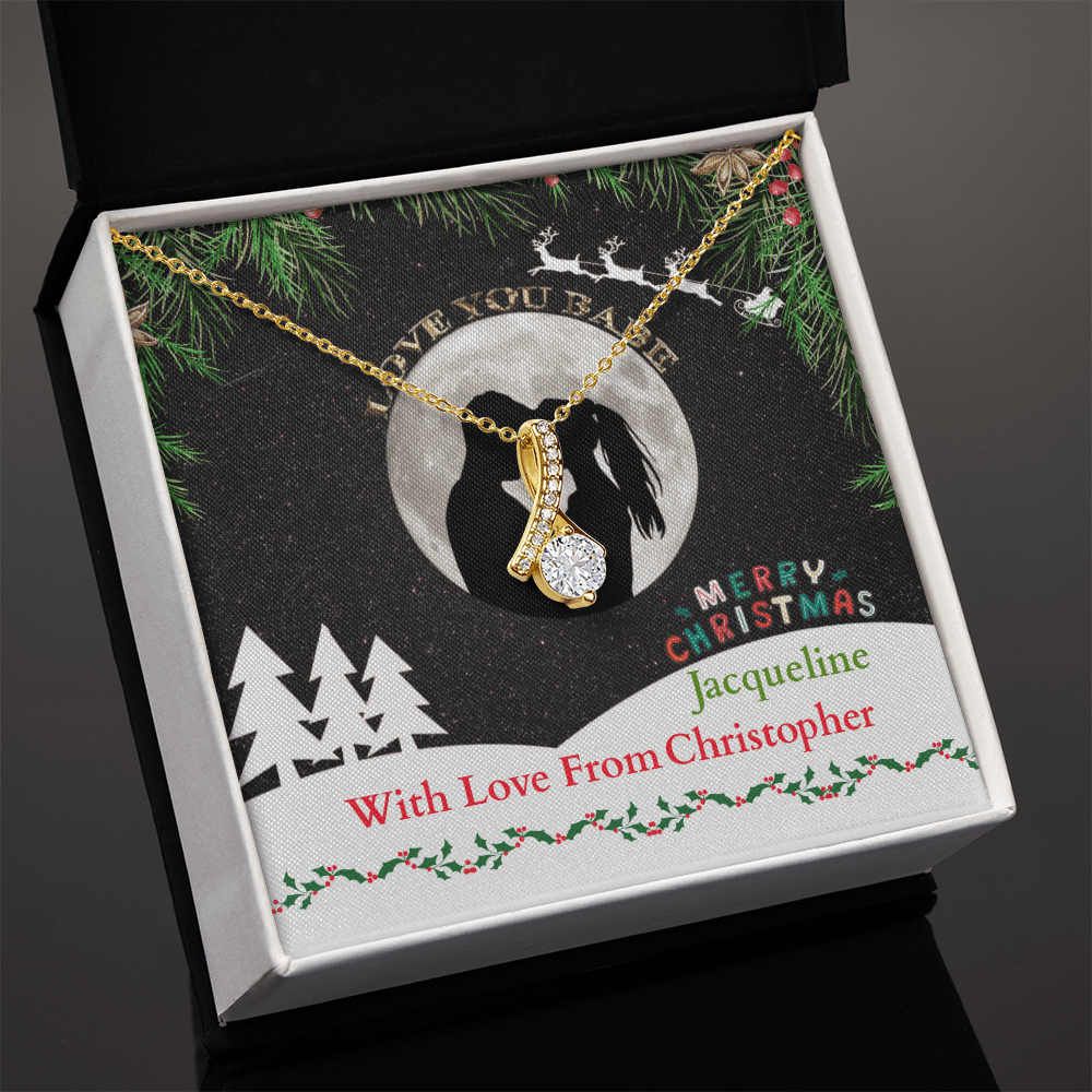 ShineOn-Fulfillment-Jewelry-18k-Yellow-Gold-Finish-Alluring-beauty-pendant-Necklace-in-Standard-Gift-Box-Christmas-necklace-gift-for girl.
