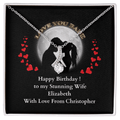 ShineOn-Fulfillment-Jewelry-14k-White-Gold-Finish-Alluring-Beauty-Pendant-necklace-in-Standard-Gift-Box-Birthday-Necklace-for-Wife-with-Personalized-gift-box-card. 
