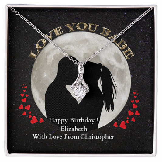 ShineOn-Fulfillment-Jewelry-14k-White-Gold-Finish-Alluring-Beauty-Pendant-necklace-in-Standard-Gift-Box-Birthday-Necklace-for-Girfriend-with-Personalized-gift-box-card. 