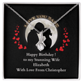ShineOn-Fulfillment-Jewelry-14k-White-Gold-Finish-Alluring-Beauty-Pendant-necklace-in-Standard-Gift-Box-Birthday-Necklace-for-Wife-with-Personalized-gift-box-card. 

