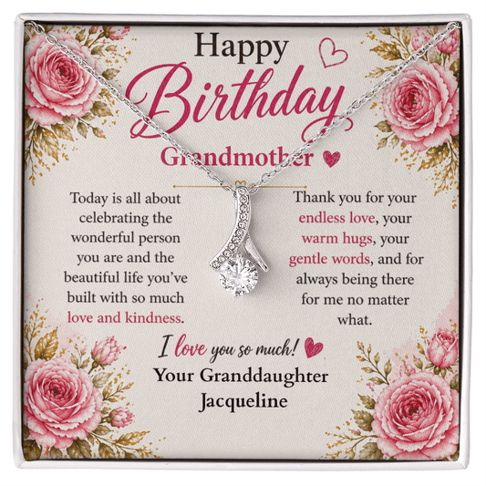 ShineOn-Fulfillment-Jewelry-14k-White-Gold-Finish-Alluring-Beauty-Pendant-necklace-in-Standard-Gift-Box-Birthday-Necklace-for-Grandmother-from-Granddaughter-with-Personalized-gift-box-card.

