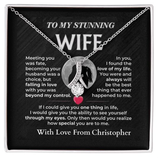 ShineOn-Fulfillment-Jewelry-14k-White-Gold-Finish-Alluring-Beauty-Pendant-necklace-in-Standard-Gift-Box-Necklace-Gift-for-Wife-with-Personalized-gift-box-card. 
