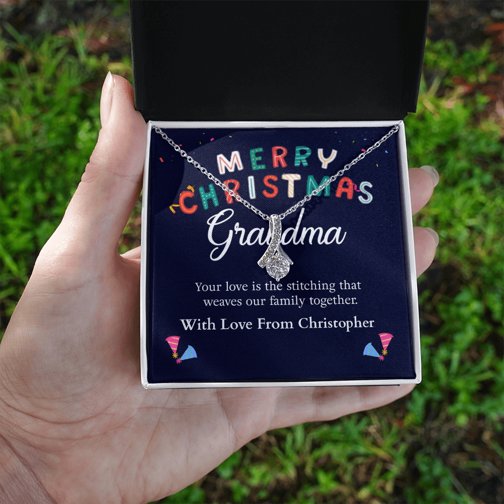 ShineOn-Fulfillment-Jewelry-14k-White-Gold-Finish-Alluring-Beauty-Pendant-necklace-in-Standard-Gift-Box-Necklace-Christmas-Gift-for-Grandmother-with-Personalized-gift-box-card.  