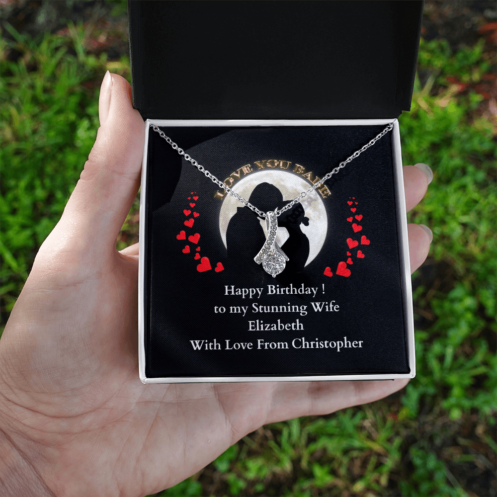 ShineOn-Fulfillment-Jewelry-14k-White-Gold-Finish-Alluring-Beauty-Pendant-necklace-in-Standard-Gift-Box-Birthday-Necklace-for-Wife-with-Personalized-gift-box-card. 

