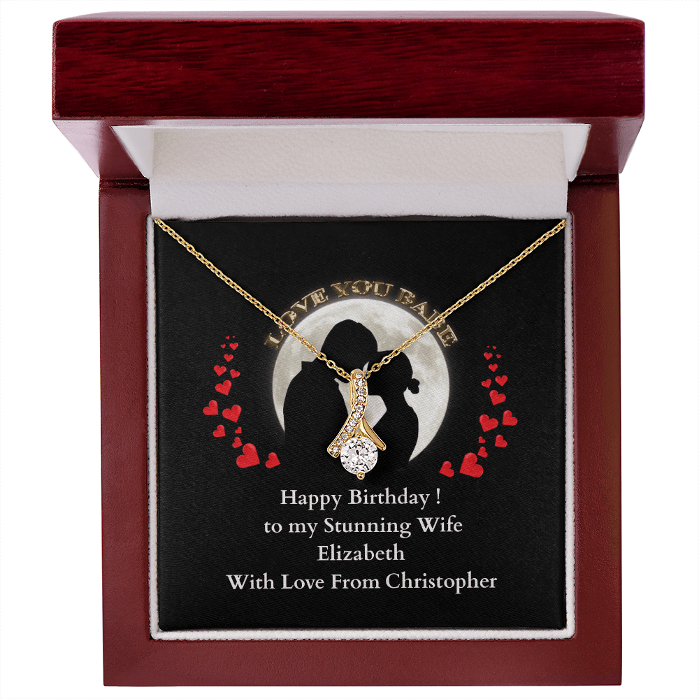 ShineOn-Fulfillment-Jewelry-18K-Yellow-Gold-Finish-Alluring- Beauty-Pendant-necklace-in-Luxury-Gift-Box-Birthday-Necklace-for-Wife-with-Personalized-gift-box-card.