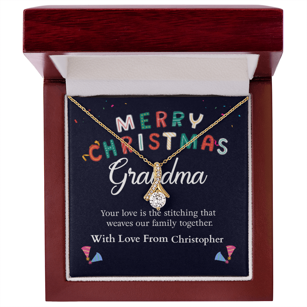 ShineOn-Fulfillment-Jewelry-18K-Yellow-Gold-Finish-Alluring- Beauty- Pendant-necklace-in-Luxury-Gift-Box-Necklace-Christmas-Gift-for-Grandmother-with-Personalized-gift-box-card. 
