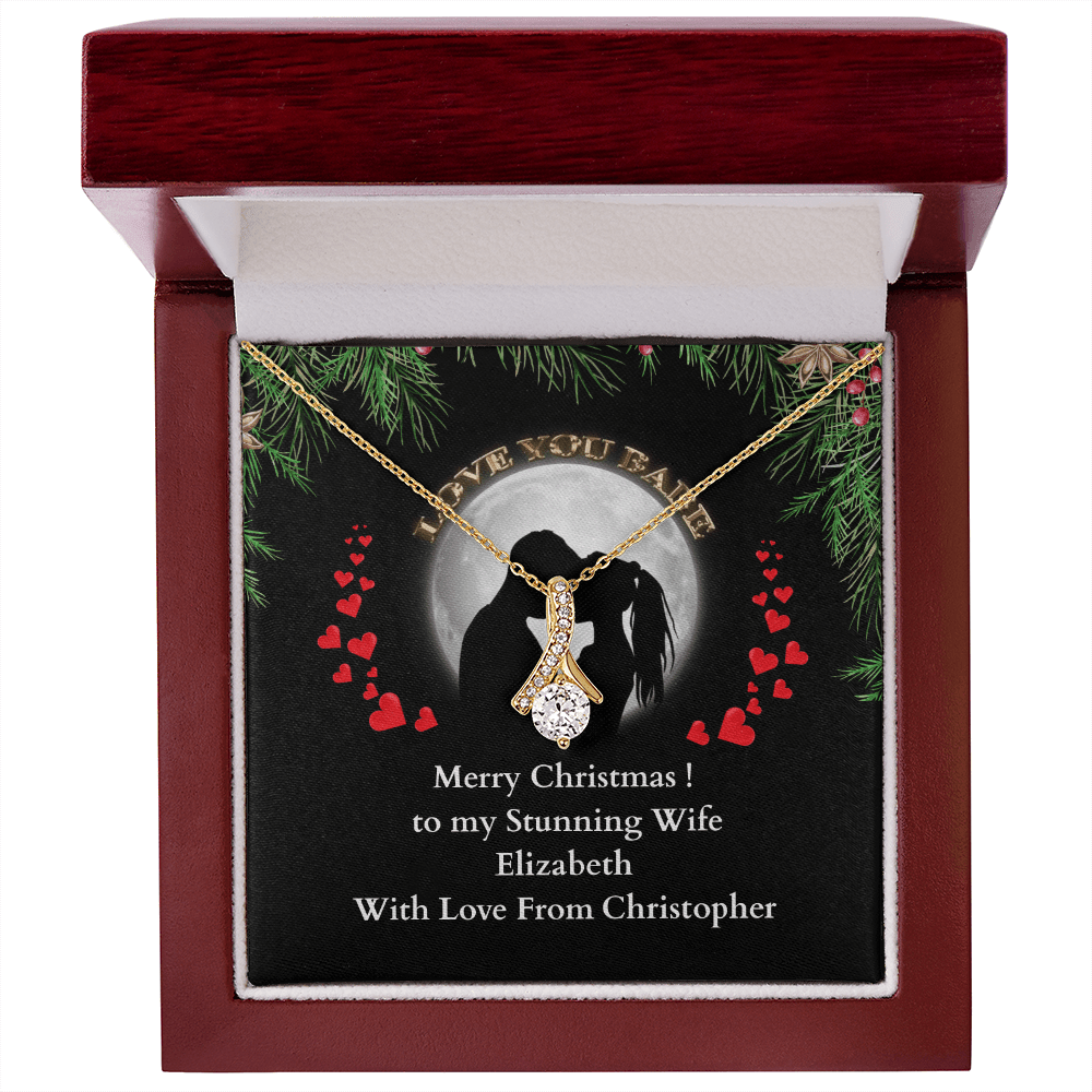 ShineOn-Fulfillment-Jewelry-18K-Yellow-Gold-Finish-Alluring- Beauty-Pendant-necklace-in-Luxury-Gift-Box-Christmas-necklace-gift-for-Wife-with-Personalized-gift-box-card.