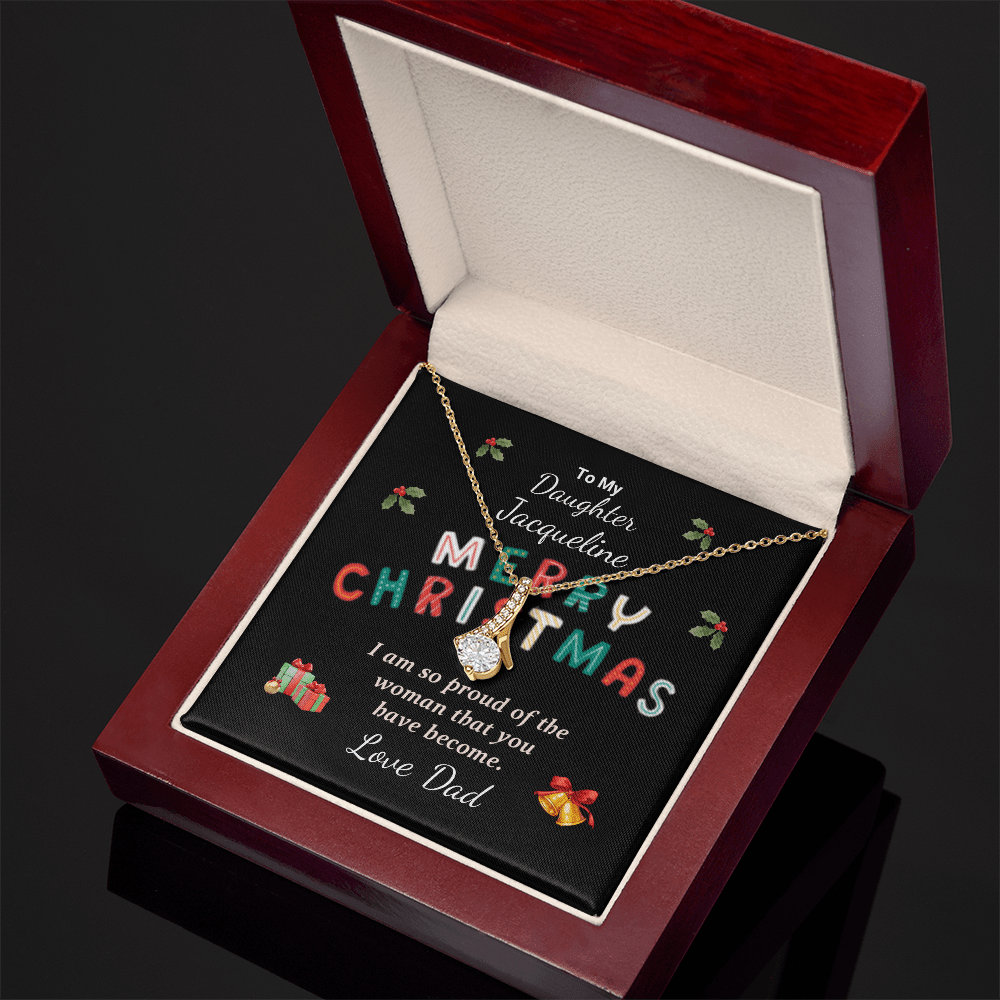 ShineOn-Fulfillment-Jewelry-18K-Yellow-Gold-Finish-Alluring- Beauty-Pendant-necklace-in-Luxury-Gift-Box-Christmas-Necklace-Gift-for-Daughter-with-Personalized-gift-box-card.