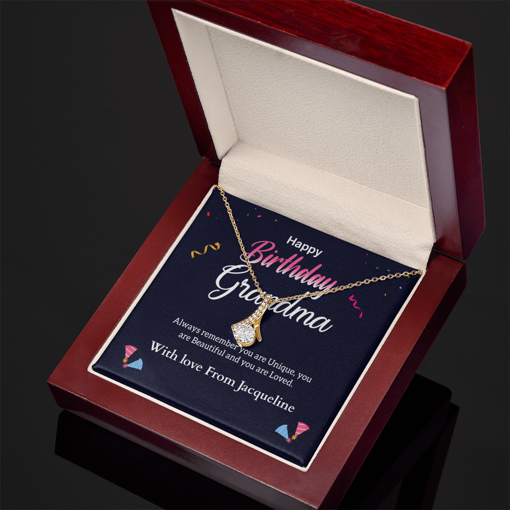 ShineOn-Fulfillment-Jewelry-18K-Yellow-Gold-Finish-Alluring- Beauty- Pendant-necklace-in-Luxury-Gift-Box-Birthday-Necklace-Gift-for-Grandma-with-Personalized-gift-box-card.