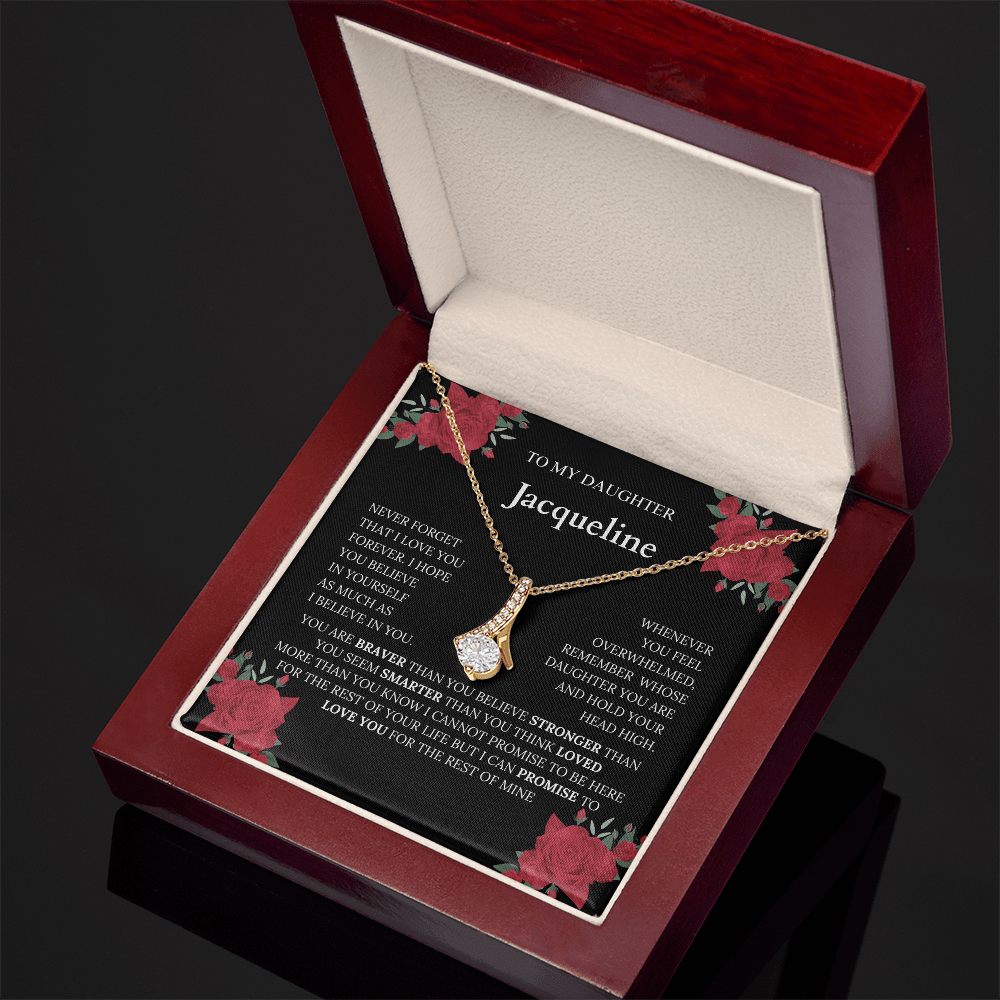 ShineOn-Fulfillment-Jewelry-18K-Yellow-Gold-Finish-Alluring- Beauty-Pendant-necklace-in-Luxury-Gift-Box-Necklace-Gift-for-Daughter-with-Personalized-gift-box-card.

