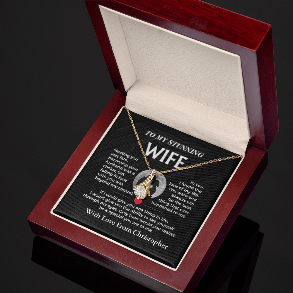 ShineOn-Fulfillment-Jewelry-18K-Yellow-Gold-Finish-Alluring- Beauty-Pendant-necklace-in-Luxury-Gift-Box-Necklace-Gift-for-Wife-with-Personalized-gift-box-card.

