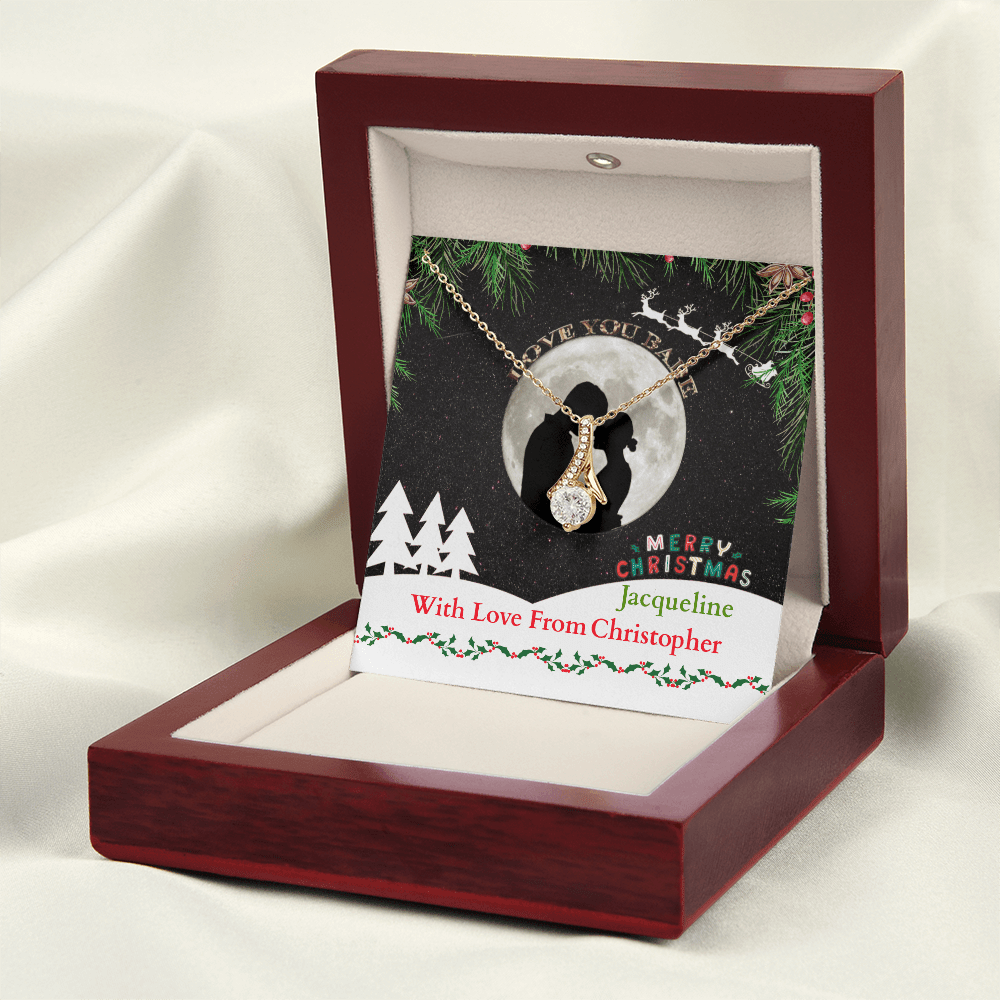 ShineOn-Fulfillment-Jewelry-18k-Yellow-Gold-Finish-Alluring-beauty-pendant-Necklace-in-Luxury-Gift-Box-Christmas-necklace-gift-for girl.
