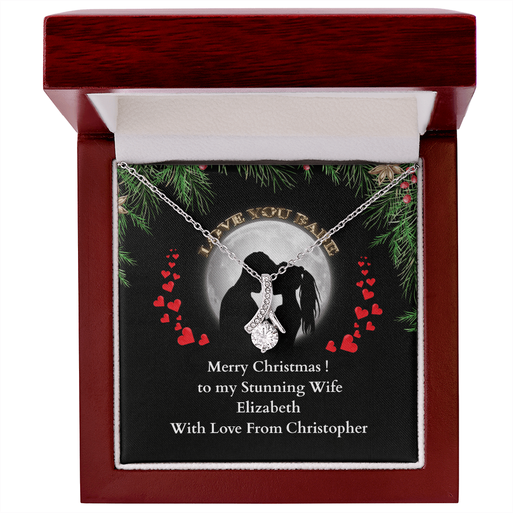 ShineOn-Fulfillment-Jewelry-14k-White-Gold-Finish-Alluring-Beauty-Pendant-necklace-in-Luxury-Gift-Box-Christmas-necklace-gift-for-Wife-with-Personalized-gift-box-card.