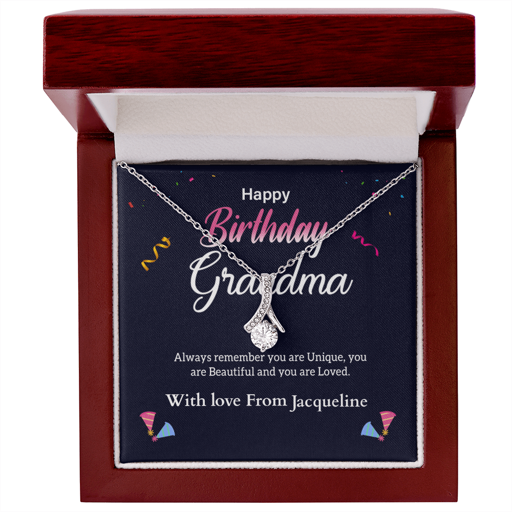  ShineOn-Fulfillment-Jewelry-14k-White-Gold-Finish-Alluring-Beauty-Pendant-necklace-in-Luxury-Gift-Box-Birthday-Necklace-Gift-for-Grandma-with-Personalized-gift-box-card.