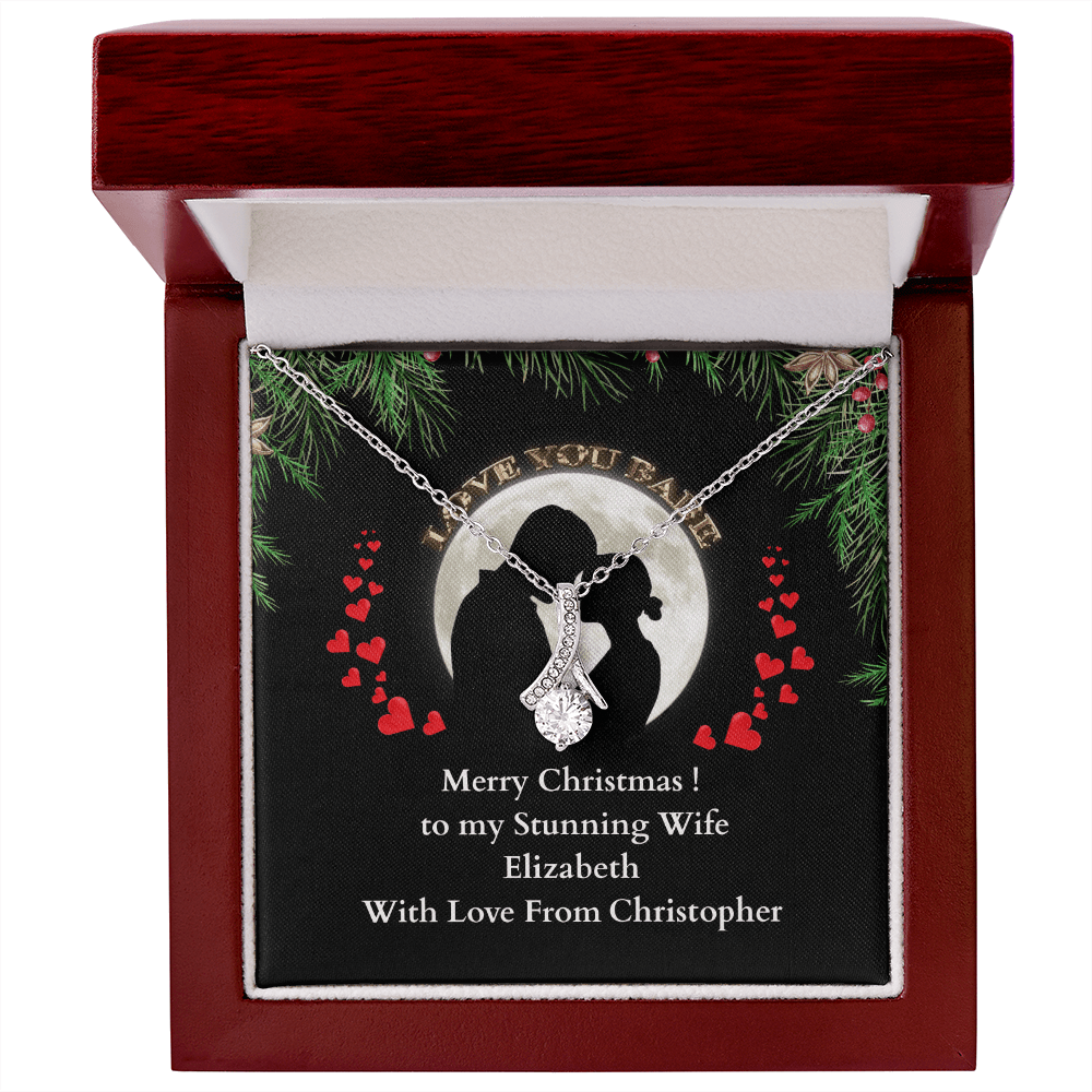 ShineOn-Fulfillment-Jewelry-14k-White-Gold-Finish-Alluring-Beauty-Pendant-necklace-in-Luxury-Gift-Box-Christmas-necklace-gift-for-Wife-with-Personalized-gift-box-card. 