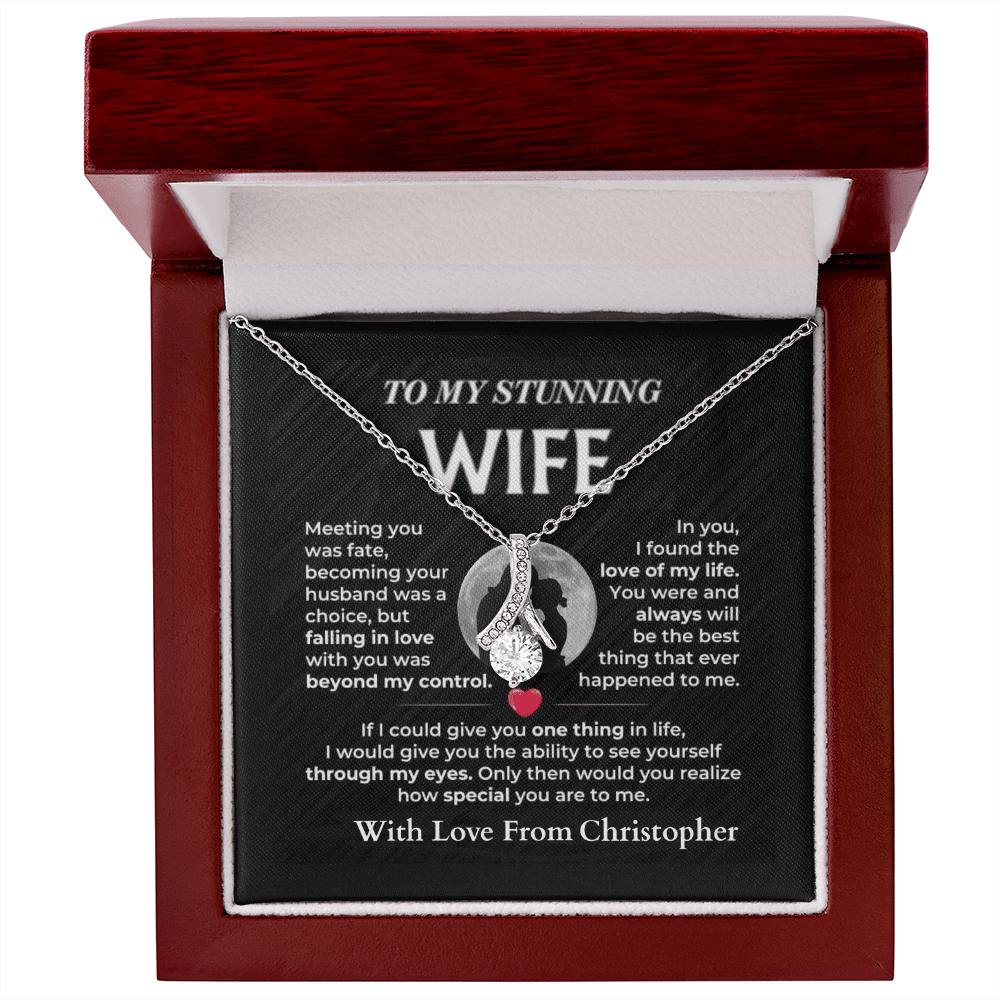 ShineOn-Fulfillment-Jewelry-14k-White-Gold-Finish-Alluring-Beauty-Pendant-necklace-in-Luxury-Gift-Box-Necklace-Gift-for-Wife-with-Personalized-gift-box-card.
