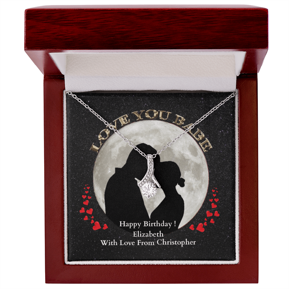 ShineOn-Fulfillment-Jewelry-14k-White-Gold-Finish-Alluring-Beauty-Pendant-necklace-in-Luxury-Gift-Box-Birthday-Necklace-for-Girlfriend-with-Personalized-gift-box-card.  

