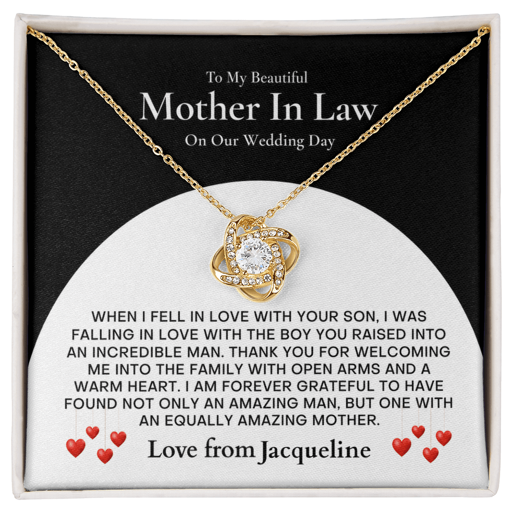 ShineOn-Fulfillment-Jewelry-18K-Yellow-Gold-Finish-Love-Knot-Pendant-necklace-in-Standard-Gift-Box-Wedding-gift-for-mother-in-law-with-Personalized-gift-box-card.