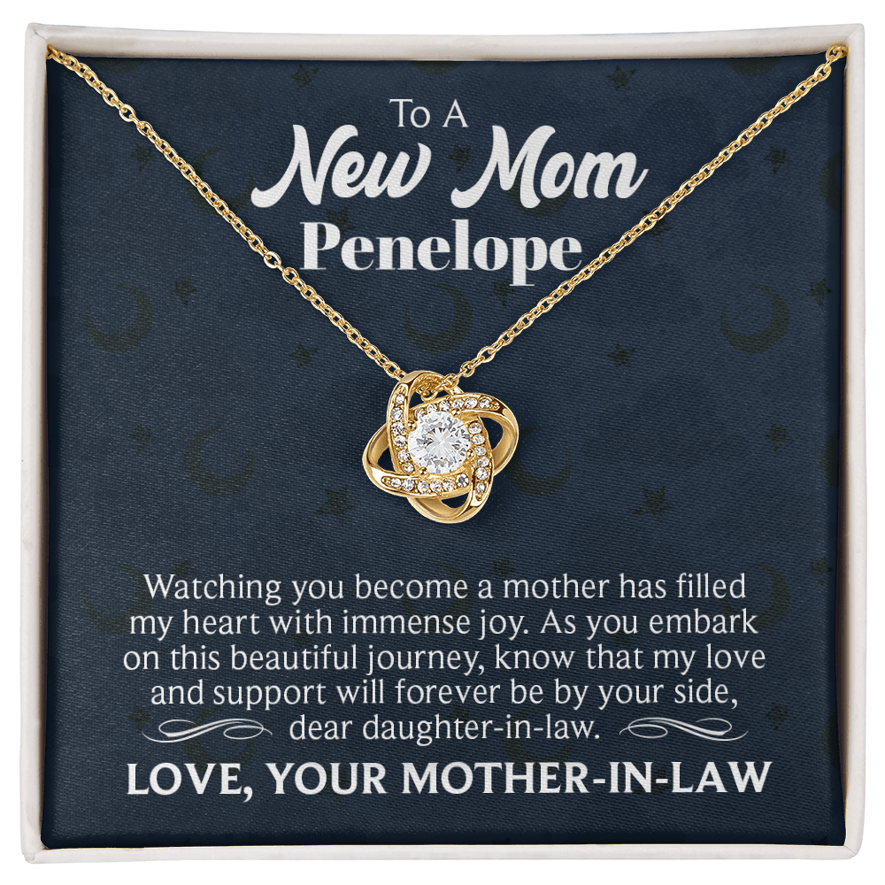 ShineOn-Fulfillment-Jewelry-18k-Yellow-Gold-Finish-Love-Knot-Pendant-Necklace-in-Standard-Gift-Box- New-Mom-Gift-Necklace-for-daughter-from-mother-in-law.