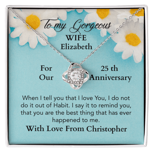 ShineOn-Fulfillment-Jewelry-14K-White-Gold-Finish-Love-Knot=Necklace-in-Standard-gift-Box-Anniversary-Necklace-Gift-for-Wife.