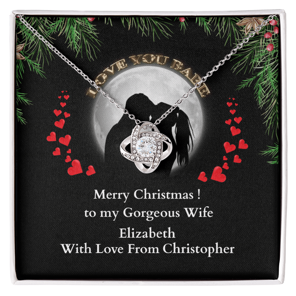 ShineOn-Fulfillment-Jewelry-14k-White-Gold-Finish-Love-Knot-Pendant-Necklace-in-Standard-Gift-Box-Christmas-necklace-gift-for-Wife